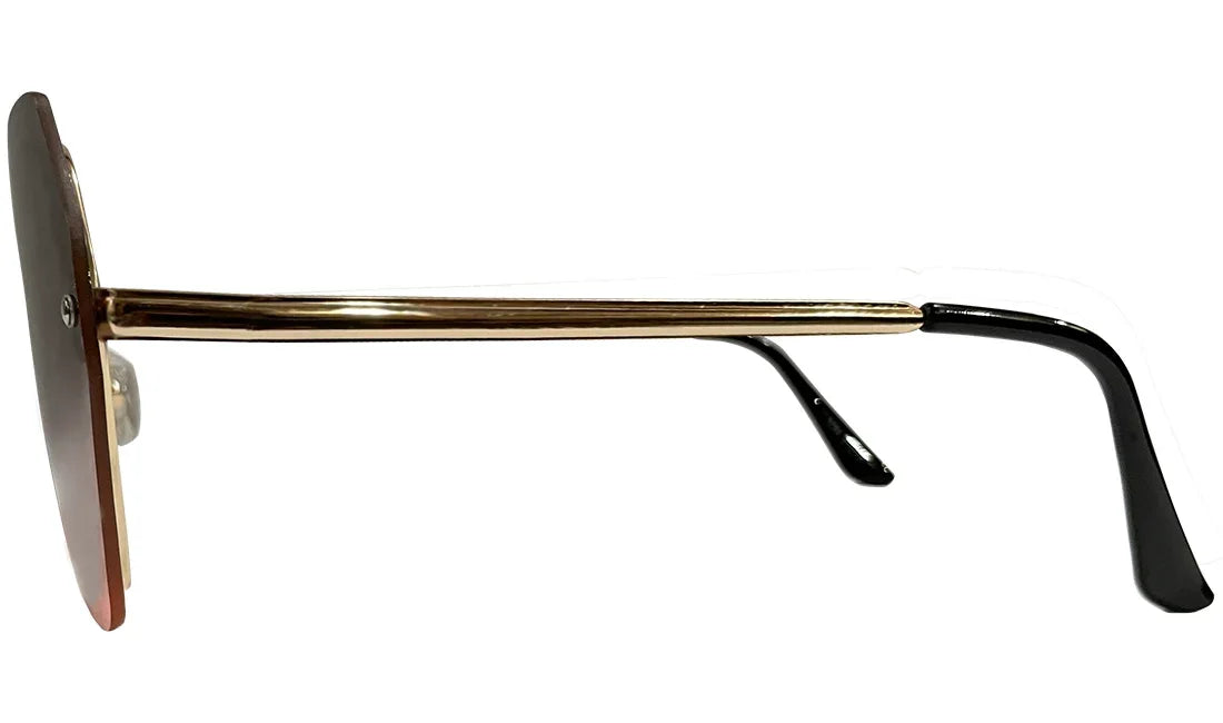 Black And Orange Gradient Women Sunglasses - Bombay Optical