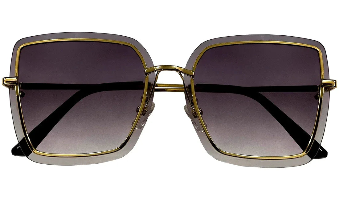 Black And Puple Gradient Women Sunglasses - Bombay Optical