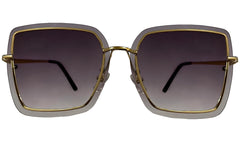 Black And Puple Gradient Women Sunglasses