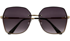 Black Gradient Women Sunglasses