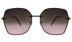 Black and Purple Gradient Women Sunglasses