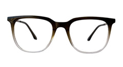 Black With Transparent White Eyeglasses - Bombay Optical