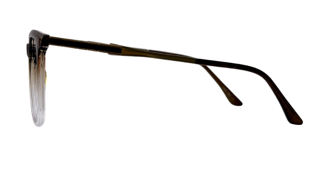 Black With Transparent White Eyeglasses - Bombay Optical