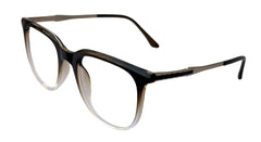 Black With Transparent White Eyeglasses - Bombay Optical
