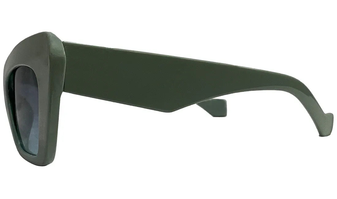 Sea Green & Blue Lens UV Cateye Sunglasses - Bombay Optical