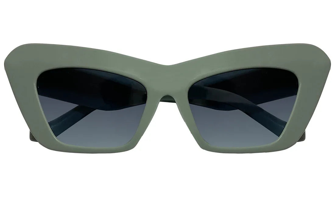 Sea Green & Blue Lens UV Cateye Sunglasses - Bombay Optical