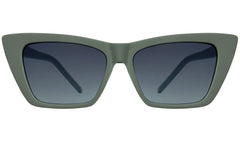 Sea Green with Blue Gradient UV Cateye Sunglasses