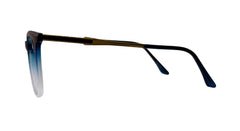 Blue With Transparent White Eyeglasses - Bombay Optical