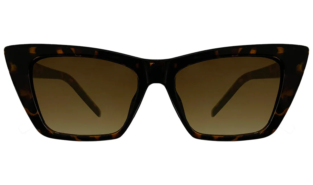 Havana with Yellow Gradient UV Cateye Sunglasses - Bombay Optical