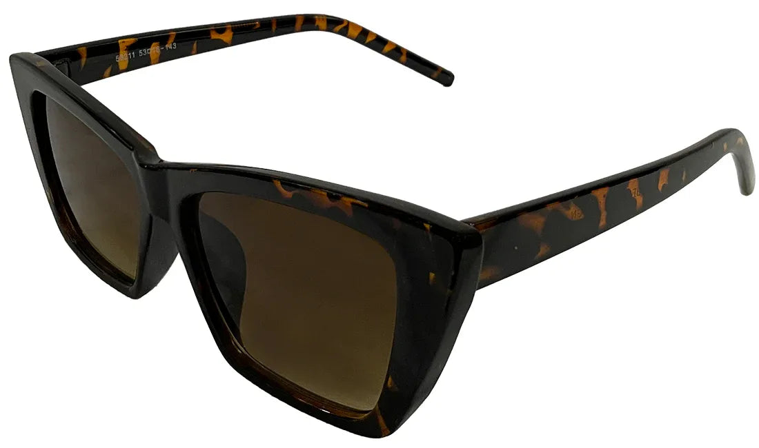 Havana with Yellow Gradient UV Cateye Sunglasses - Bombay Optical