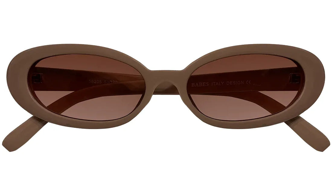 Peach Lens & Dark Peach UV Protected Oval Sunglasses - Bombay Optical