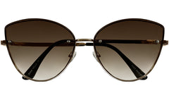 Dark Brown Gradient Cat eye Sunglasses