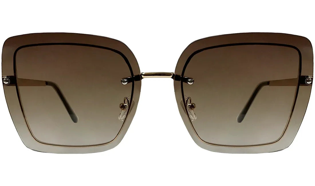 Dark Brown Gradient Women Sunglasses - Bombay Optical