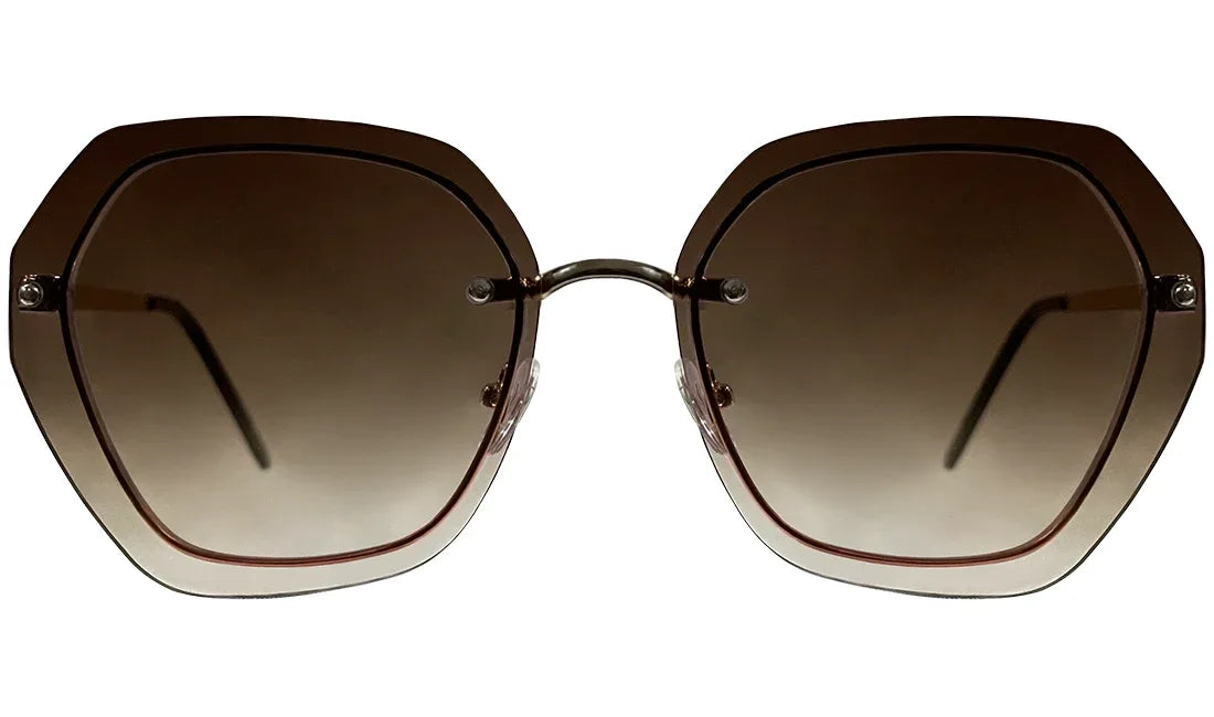 Dark Brown Gradient Women Sunglasses - Bombay Optical