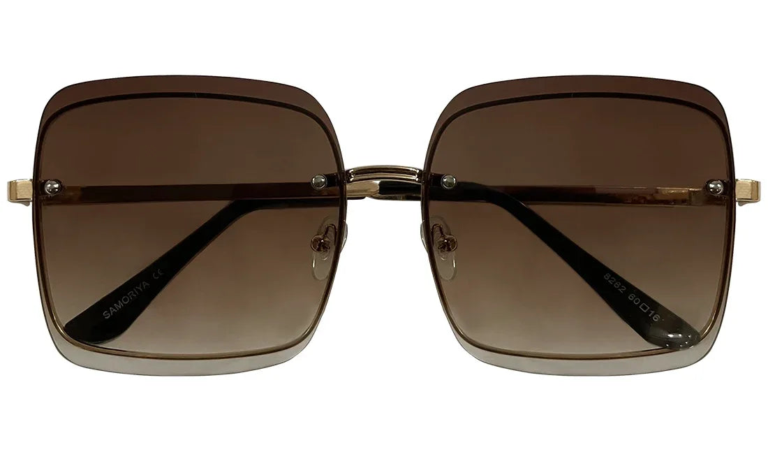 Dark Brown Gradient Women Sunglasses - Bombay Optical