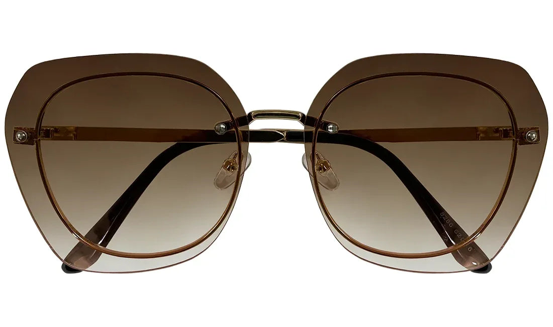 Dark Brown Gradient Women Sunglasses - Bombay Optical