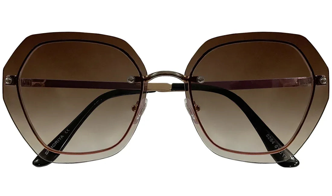 Dark Brown Gradient Women Sunglasses - Bombay Optical