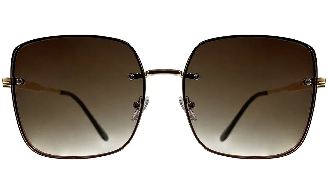 Dark Brown Gradient Women Sunglasses - Bombay Optical