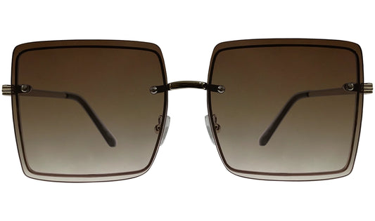 Dark Brown Gradient Women sunglasses