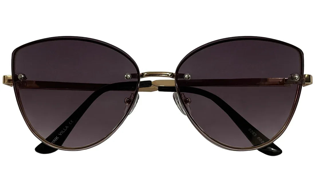 Dark Purple Gradient Cateye Women Sunglasses - Bombay Optical