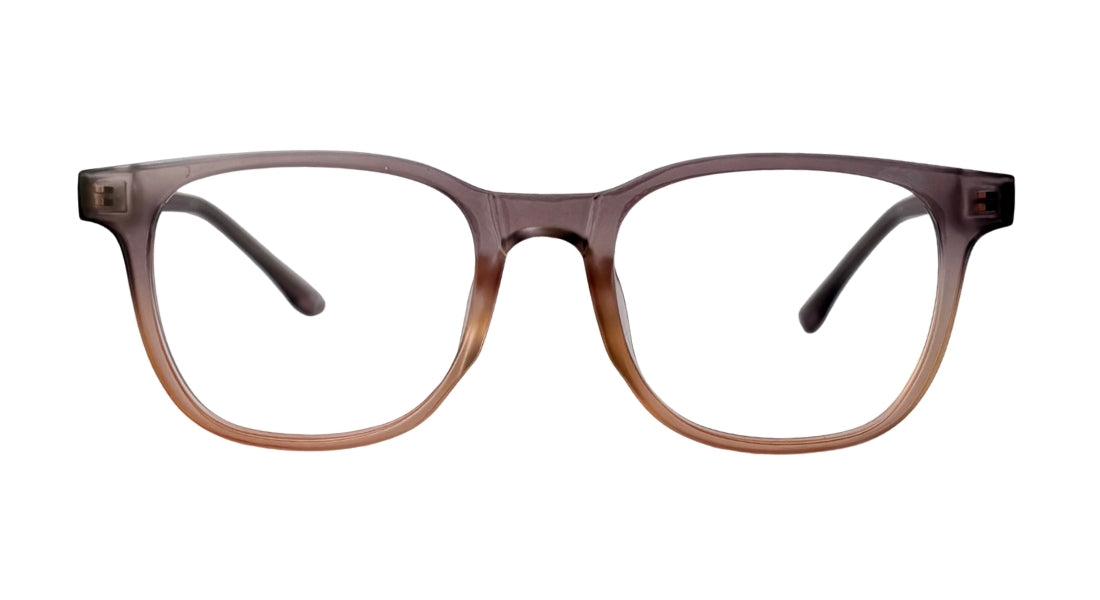 Double Tone Round Eyeglasses front view - Bombay Optical