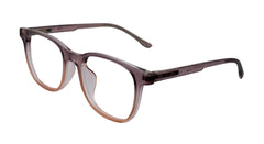 Double tone round eyeglasses