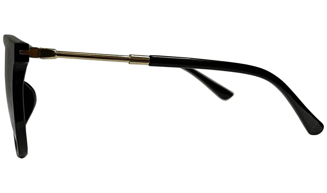 Glossy Black Cateye Women Sunglasses - Bombay Optical