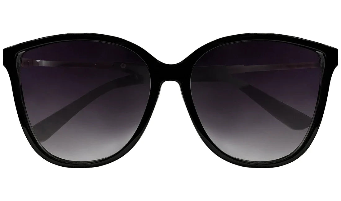 Glossy Black Cateye Women Sunglasses - Bombay Optical