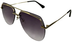 Golden Frame with Purple Gradient Aviator