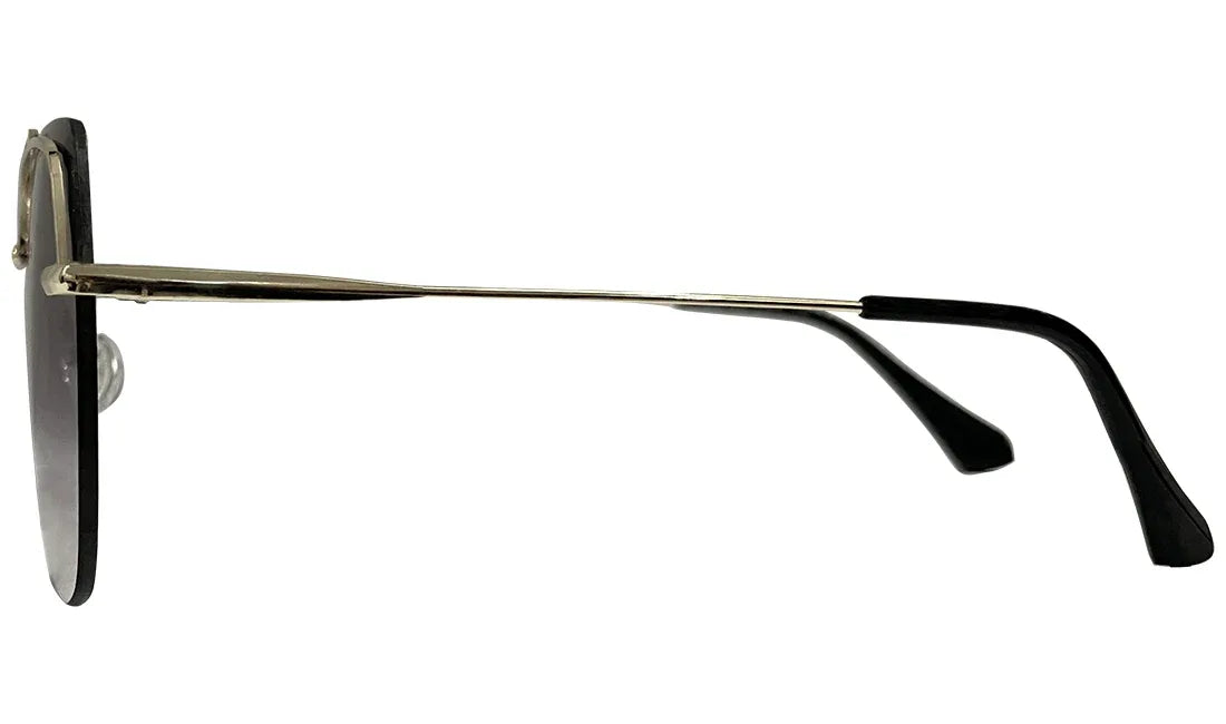 Golden Frame with Purple Gradient Aviator - Bombay Optical