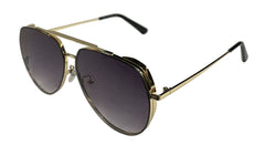 Golden and Purple Aviator Sunglasses