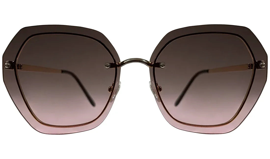 Gray And Pink Gradient Women Sunglasses - Bombay Optical