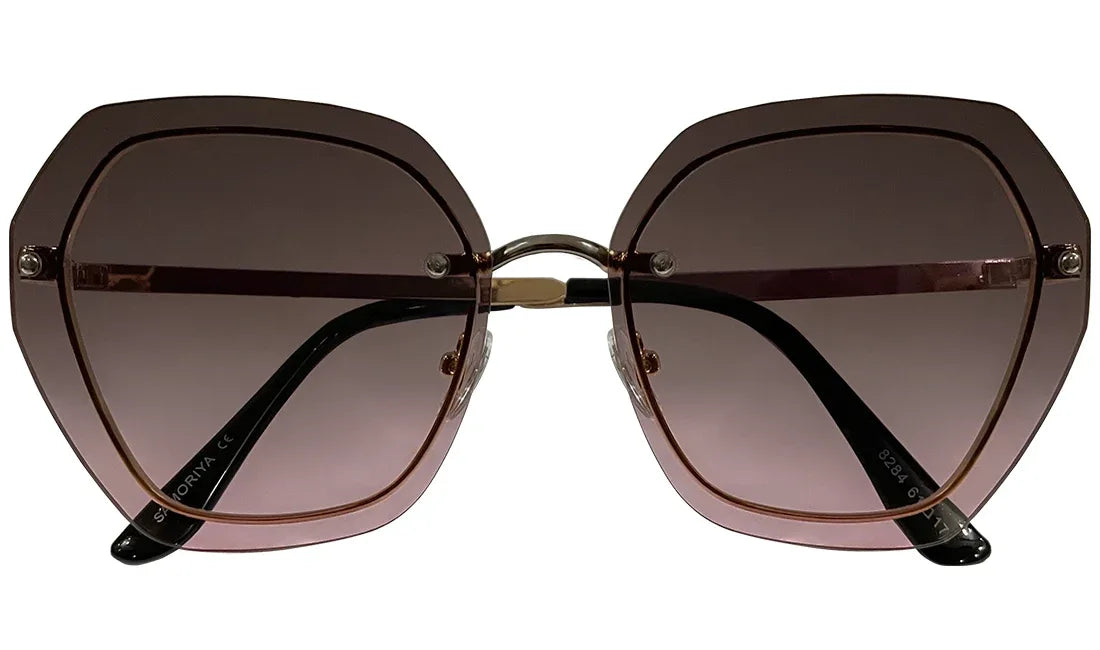 Gray And Pink Gradient Women Sunglasses - Bombay Optical