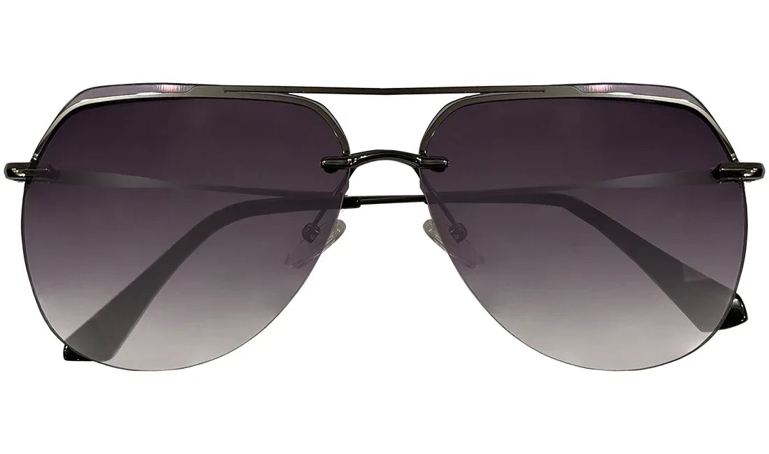 Gunmetal Frame with Purple Gradient Aviator - Bombay Optical