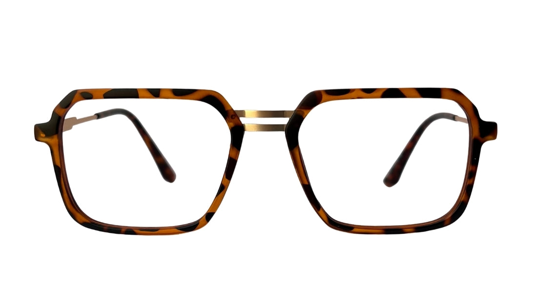 Havana Tortoiseshell Square Eyeglasses - Bombay Optical