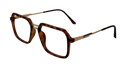 Havana Tortoiseshell Square Eyeglasses