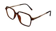 Havana rectangle eyeglasses