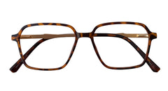 Havana rectangle eyeglasses