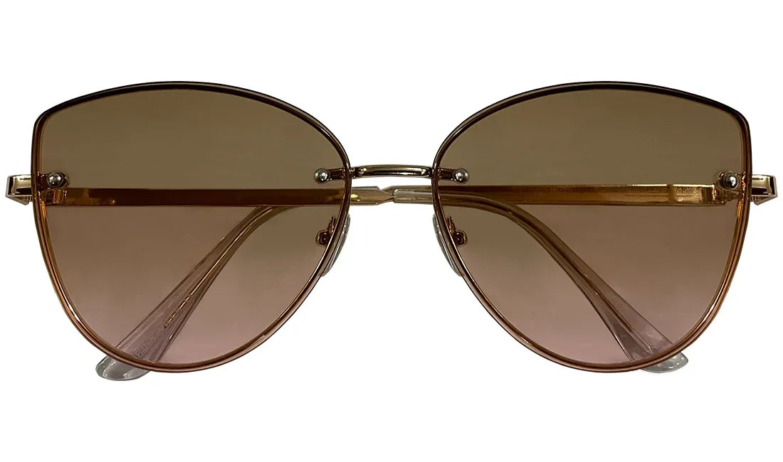 Light Brown Gradient Cat eye Sunglasses - Bombay Optical