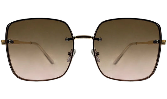 Light Brown Gradient Women Sunglasses