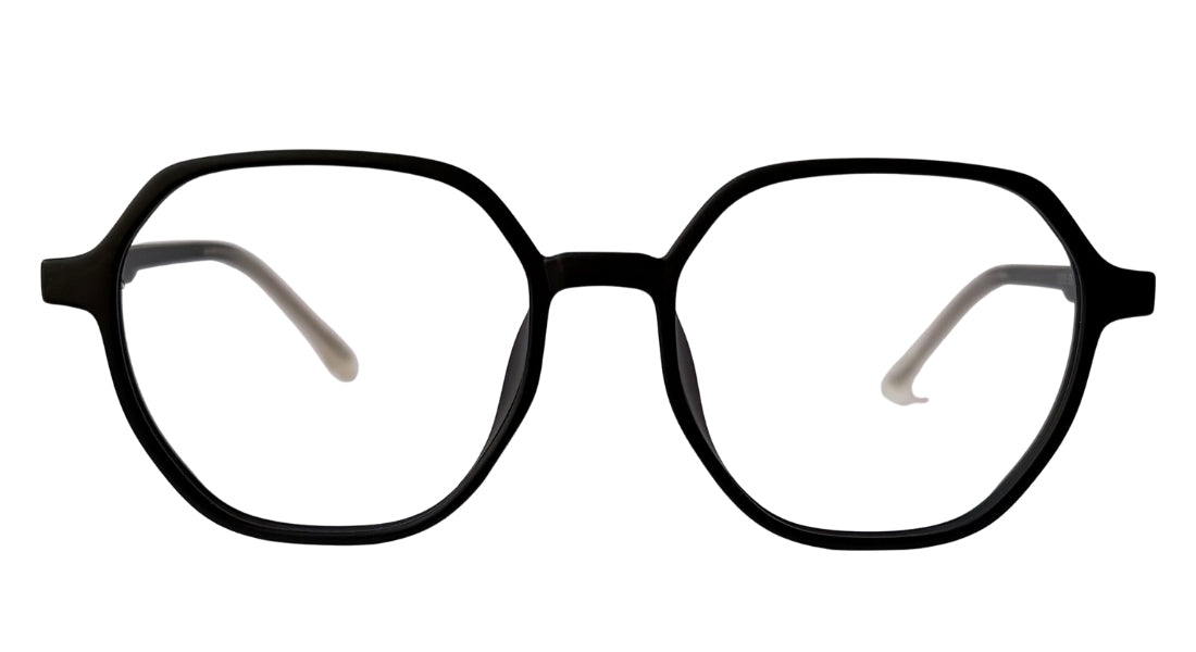Matte Black Round Eyeglasses - Bombay Optical