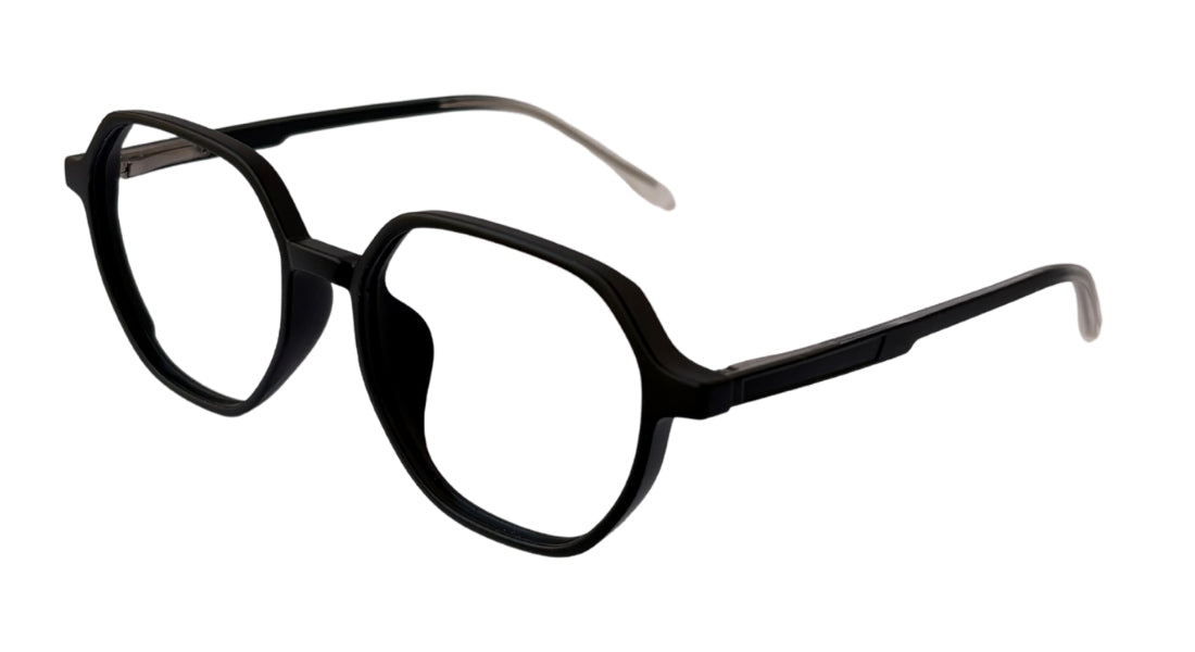 Matte Black Round Eyeglasses - Bombay Optical