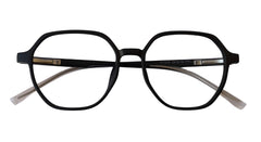 Matte Black Round Eyeglasses - Bombay Optical