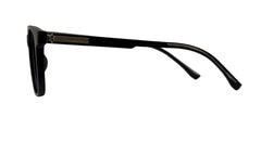 Matte Black Round Eyeglasses