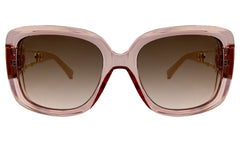 Transparent Pink Women Sunglasses