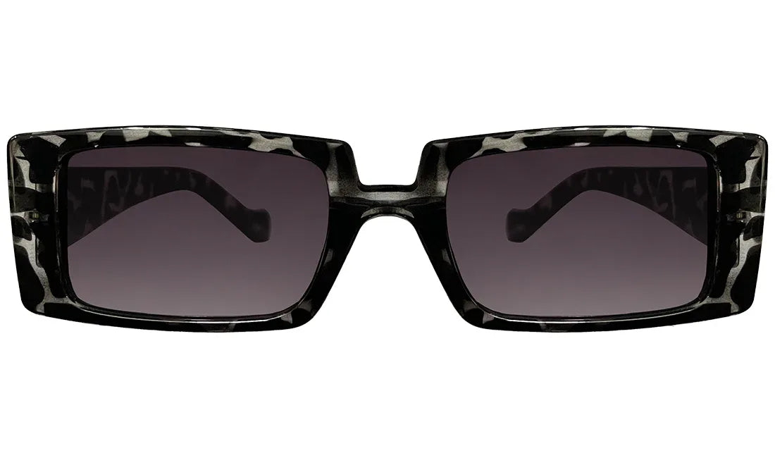 Black Havana UV Protected Rectangle Sunglasses - Bombay Optical