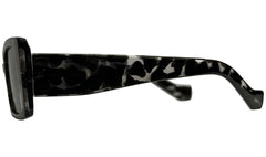 Black Havana UV Protected Rectangle Sunglasses