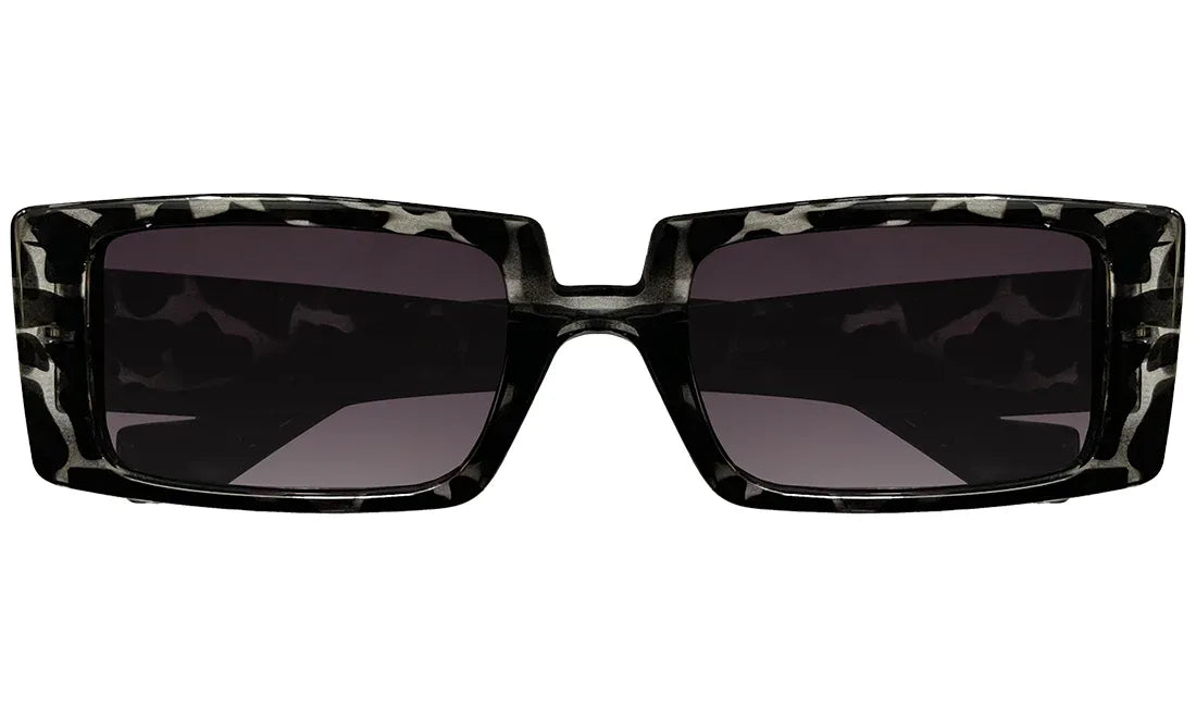 Black Havana UV Protected Rectangle Sunglasses - Bombay Optical