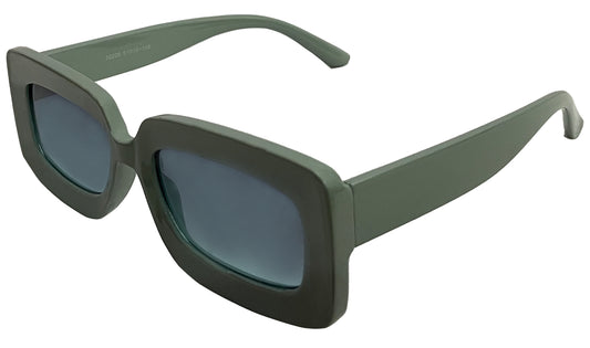 Sea Green & Blue Lens UV Protected Rectangle Sunglasses