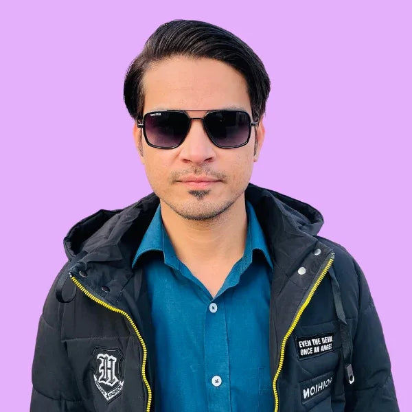 Tom Star Black Square Sunglasses - Bombay Optical